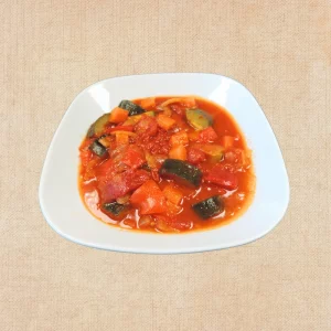 Pisto, plato casero saludable de Los Paques de Juan.