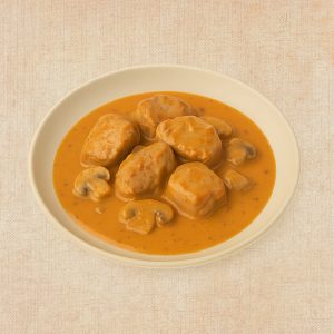 Solomillo de Cerdo Strogonoff, plato casero saludable de Los Paques de Juan.