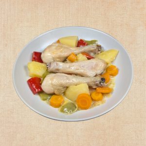 Foto de Plato de Jamoncitos de Pollo Guisados