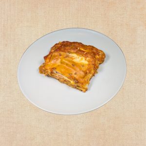 Lasaña Boloñesa, plato casero saludable de Los Paques de Juan.