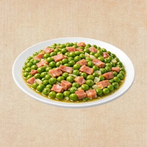 Guisantes con Jamon, plato casero saludable de Los Paques de Juan.