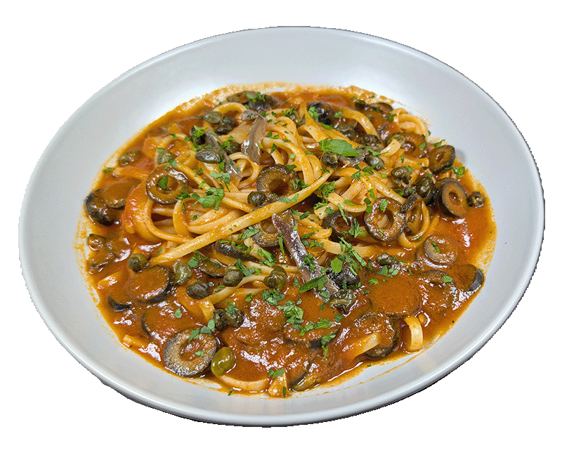 Foto de Plato de Spaghetti con Salsa Putanesca