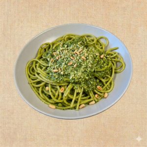 Spaghetti al Pesto – Los Paques de Juan