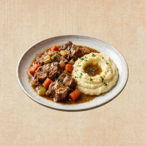 Carne Estofada con Puré de Patatas – Los Paques de Juan